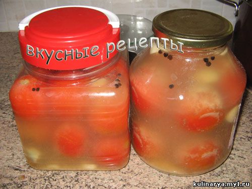 Соленые помидоры с горчицей