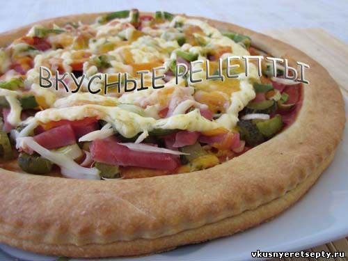 Творожная пицца