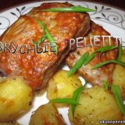 Ребрышки с картошкой в духовке