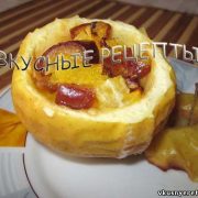 Печеные яблоки в духовке