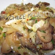 Шампиньоны с капустой