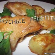 Курица с картошкой в аэрогриле