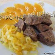 Печень жареная с луком