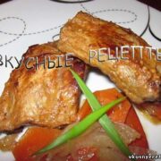 Свиные ребрышки в мультиварке